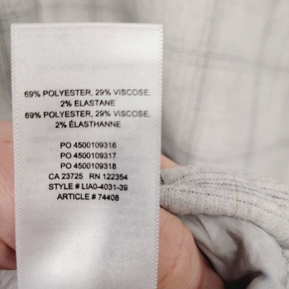 Babaton Graydon Gray Plaid Button-Up Shacket - Picture 9 of 9